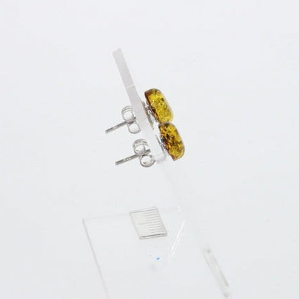 Ohrringe Bernstein E1002-B – 925 Silber