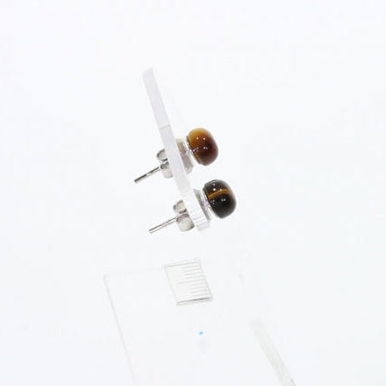 Ohrringe Tigerauge 925 Silber