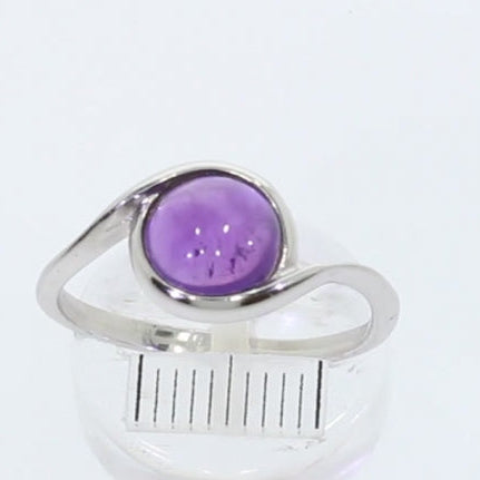 Ring mit echtem Amethyst 925 Silber
