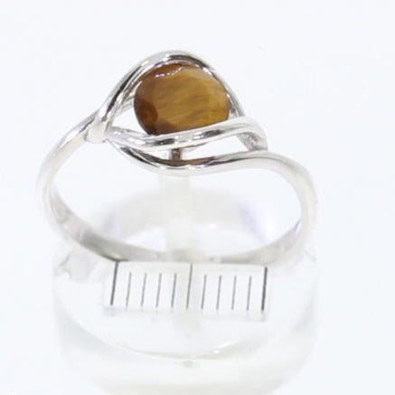 Ring Tigerauge 925 Silber
