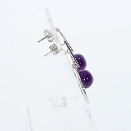 Ohrringe Amethyst Detail