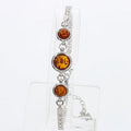 Armband Bernstein 925 Silber Premium