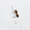 Ohrringe Tigerauge 925 Silber
