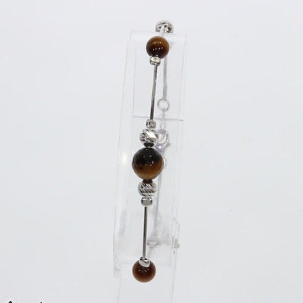 Armband Tigerauge Frontansicht