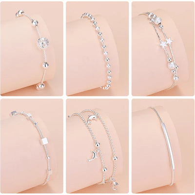 925 Sterling Silver Trend   Charm Bracelet