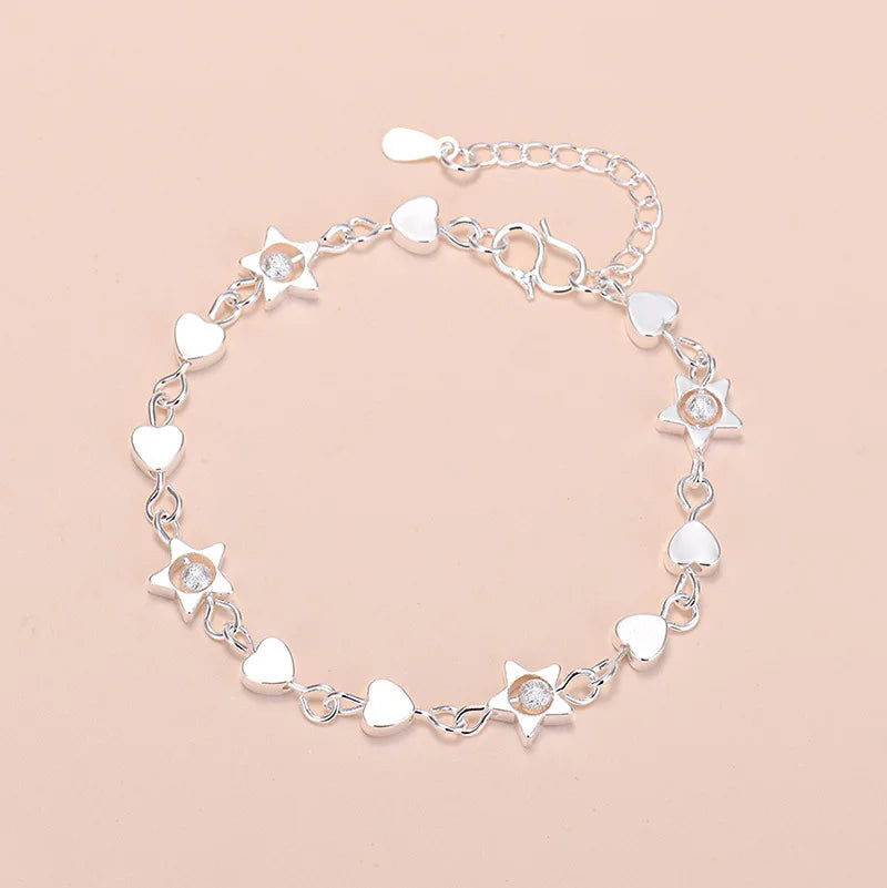 925 Sterling Silver Trend   Charm Bracelet