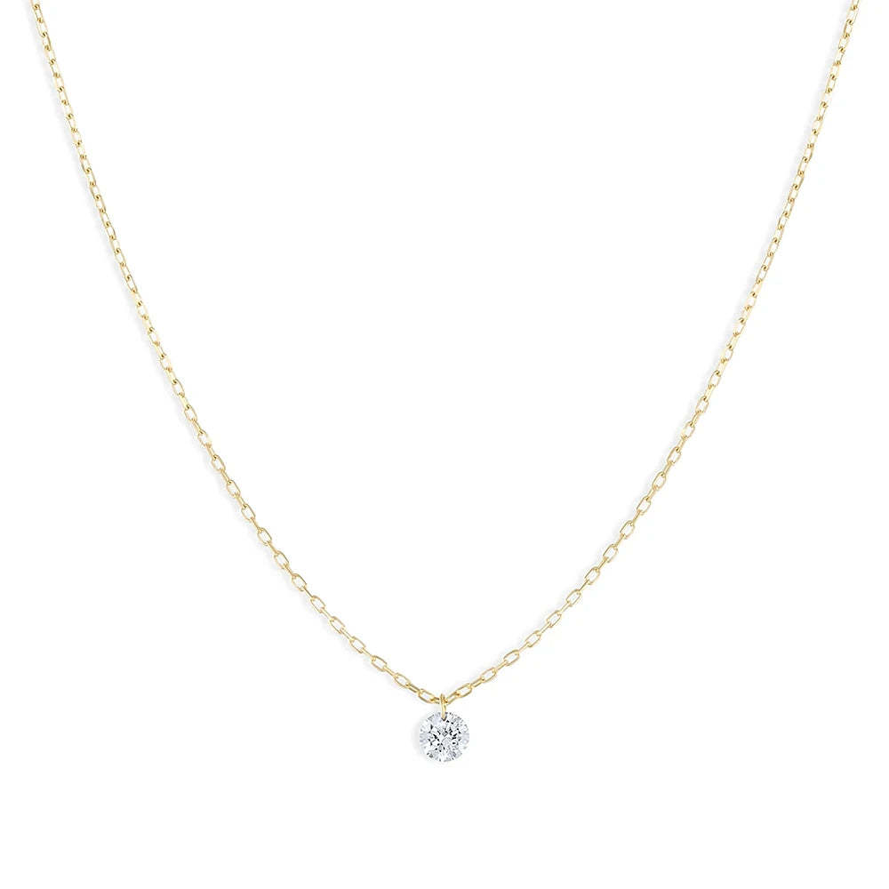 925 Sterling Silver Trendy INS Style Various Pendant Necklaces For Women Zircon Snake Heart Charm