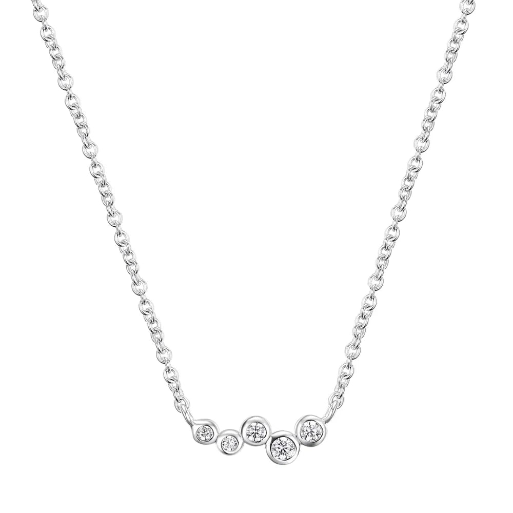 925 Sterling Silver Trendy INS Style Various Pendant Necklaces For Women Zircon Snake Heart Charm