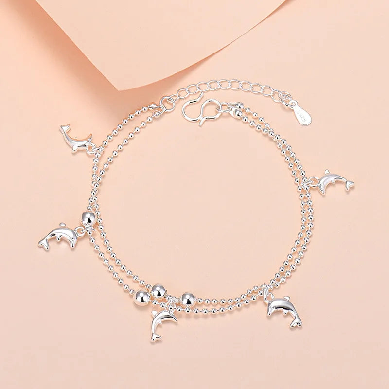925 Sterling Silver Trend   Charm Bracelet
