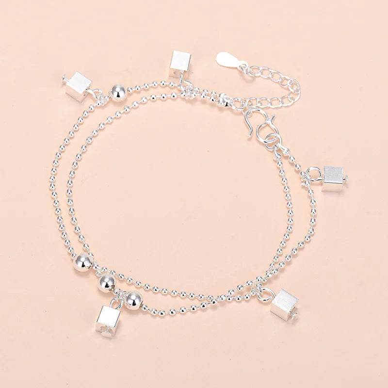 925 Sterling Silver Trend   Charm Bracelet