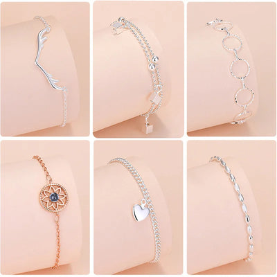 925 Sterling Silver Trend   Charm Bracelet