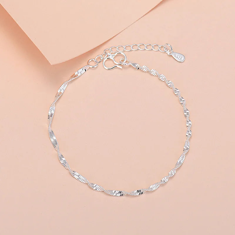925 Sterling Silver Trend   Charm Bracelet