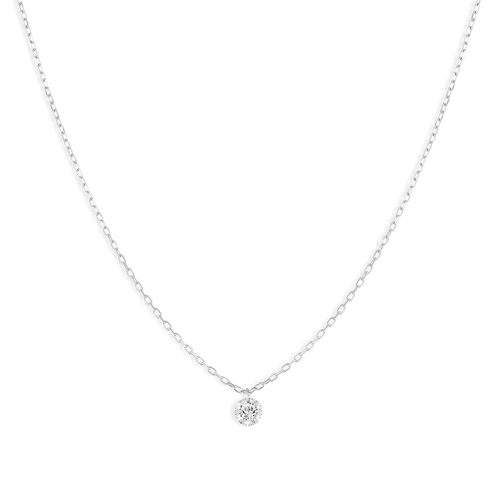 925 Sterling Silver Trendy INS Style Various Pendant Necklaces For Women Zircon Snake Heart Charm