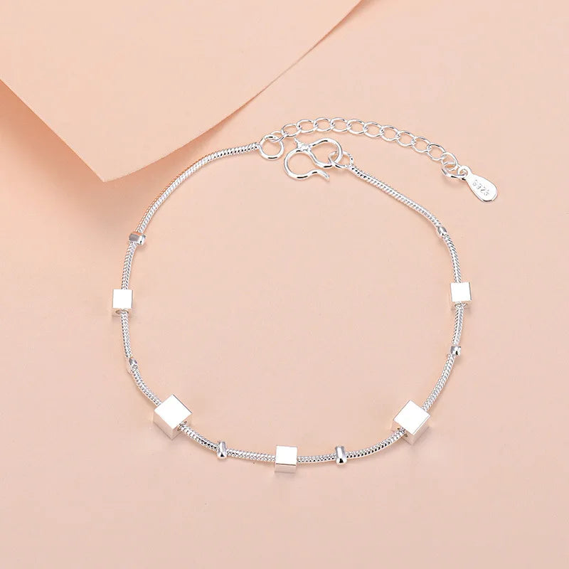 925 Sterling Silver Trend   Charm Bracelet
