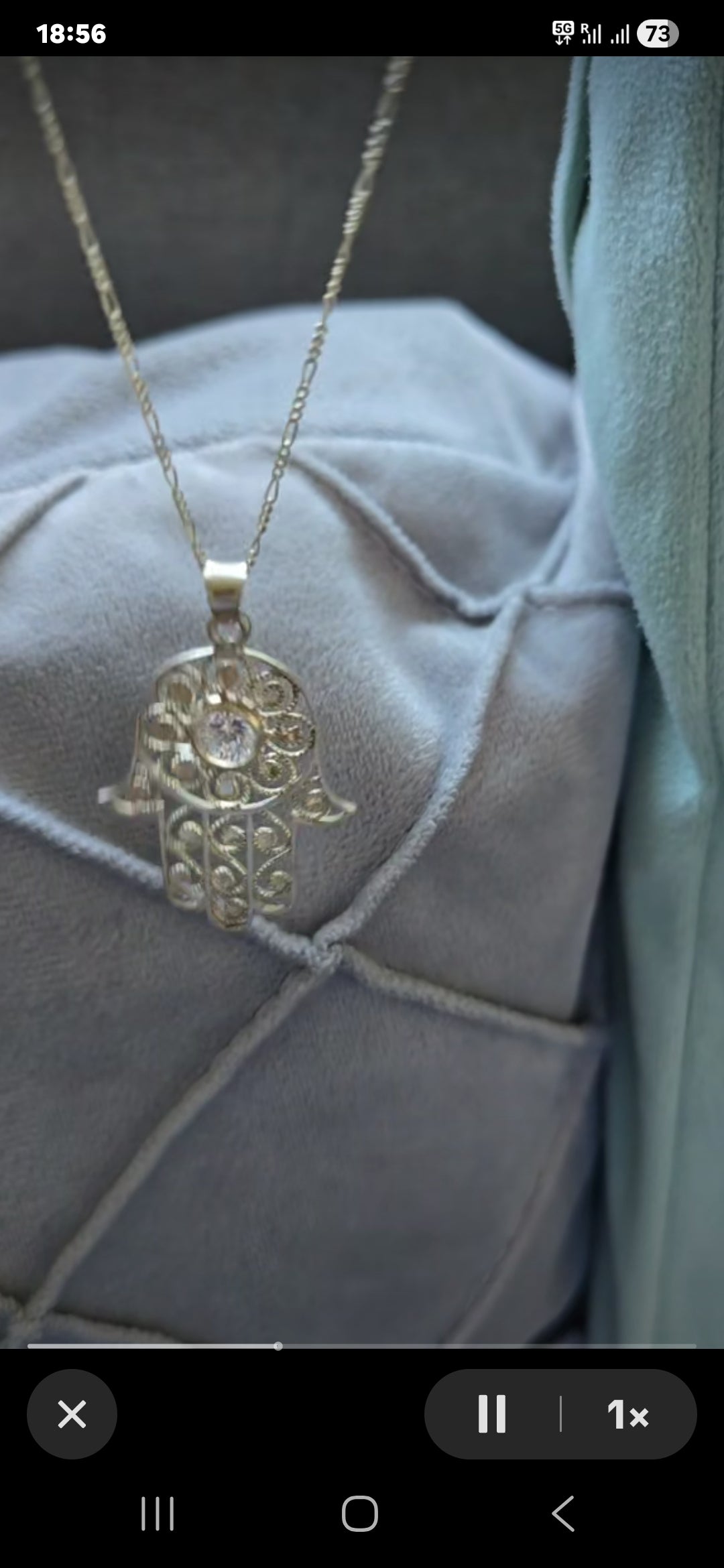 Handgefertigte Kette aus feinstem 925er Sterling Silber. &nbsp;