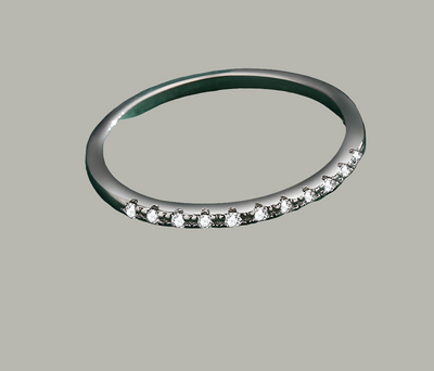 By Schmuckweltmacht.com Sterling Silver Minimalist Fashion Stackable CZ Rings For Women Minimalist Fine Jewelry