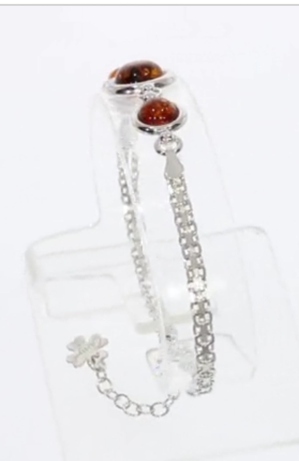 Silberarmbänder mit Edelsteinen – 925 Rhodiniertes Silber