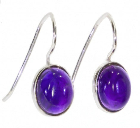 Amethyst Ohrringe Premium aus 925 Sterlingsilber rhodiniert