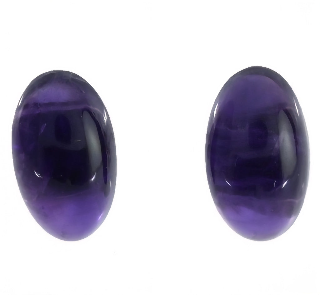 Ohrringe mit echter Amethyst